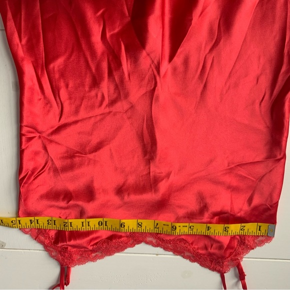 Victoria’s Secret Lot 2 Satin Lace Accent Split Babydoll Slip Dress Nightgown - Picture 12 of 15